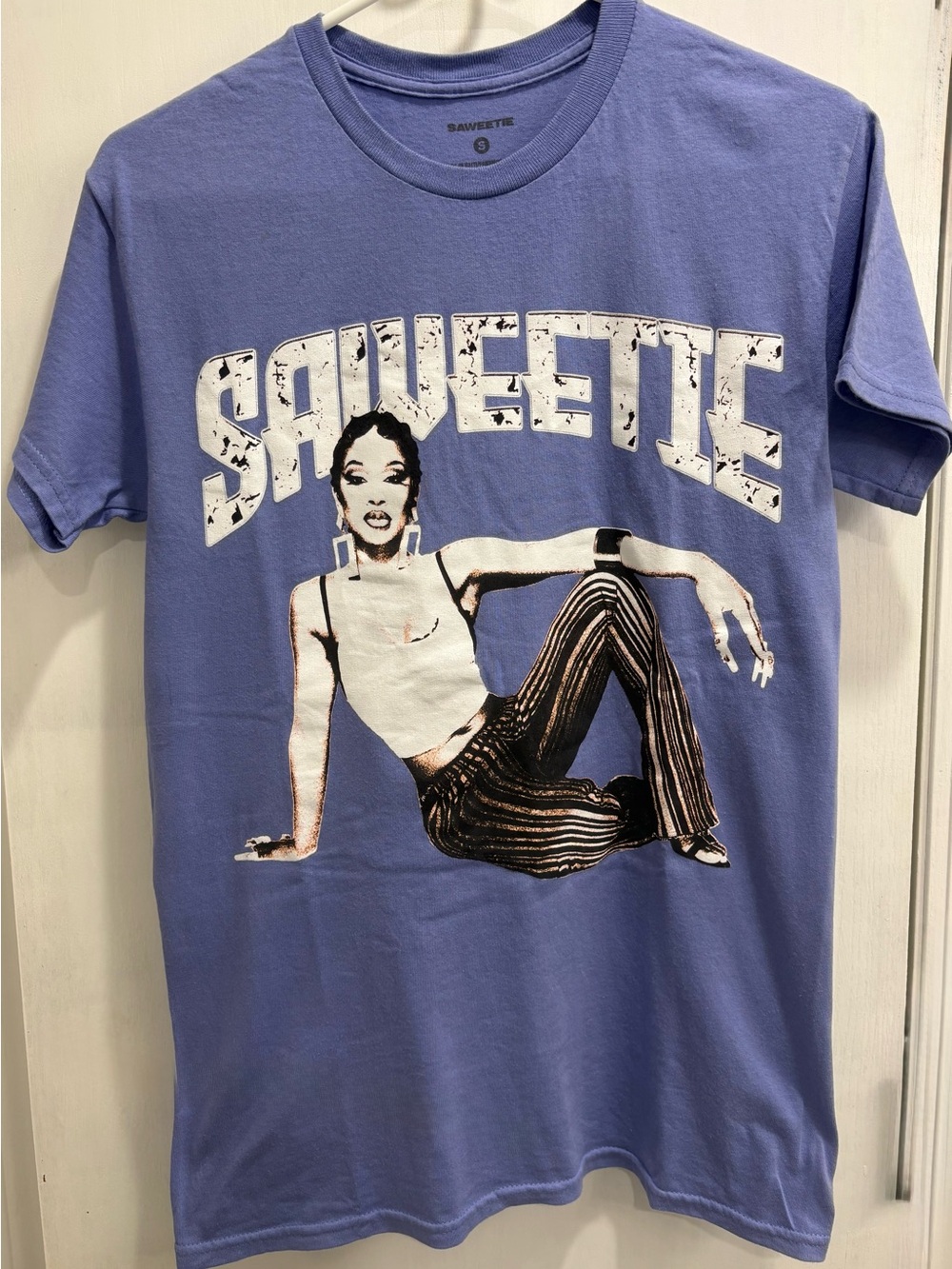 Saweetie Graphic Tee | Purple Vintage Style Band Rap T-Shirt | Women’s Small
